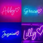 "Custom Neon Name Light – Personalized LED Sign for Home, Multiple Colors & Sizes Available"